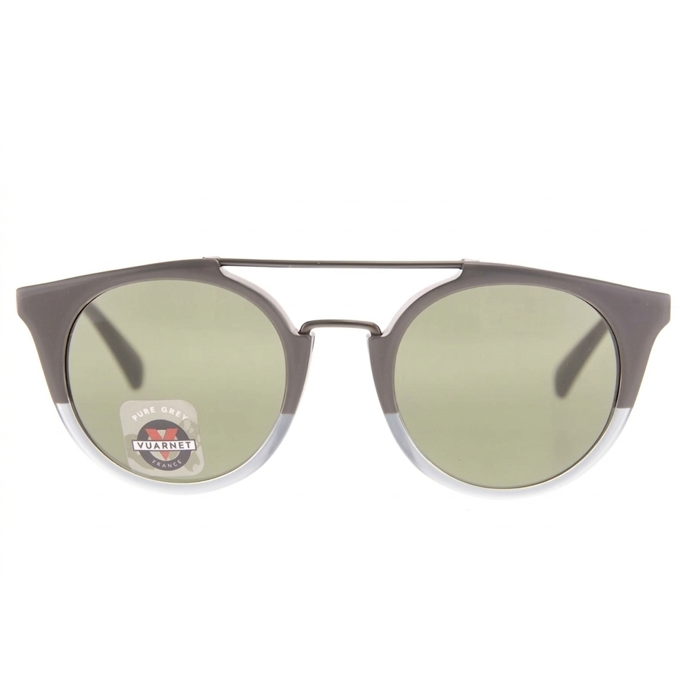 NEW VUARNET men's vl1602 cable car sunglasses in pure grey